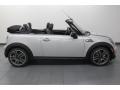 White Silver Metallic 2013 Mini Cooper S Convertible Exterior