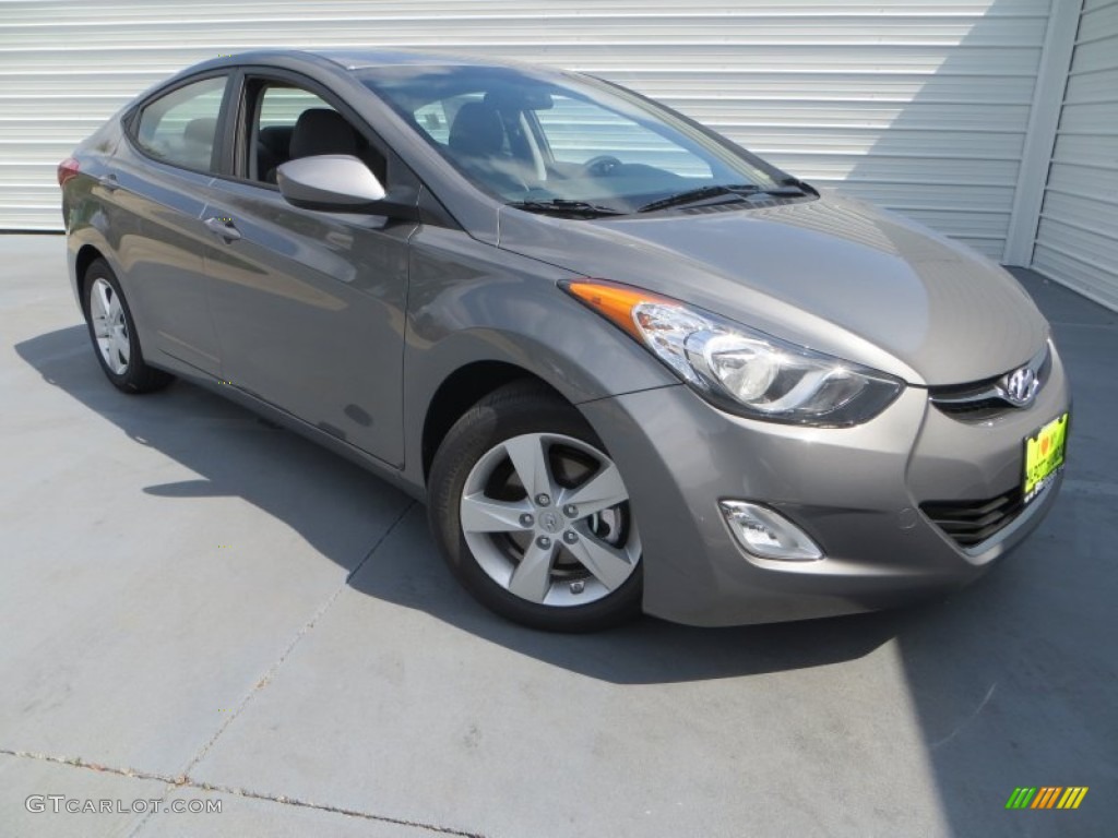 2013 Elantra GLS - Harbor Gray Metallic / Gray photo #2