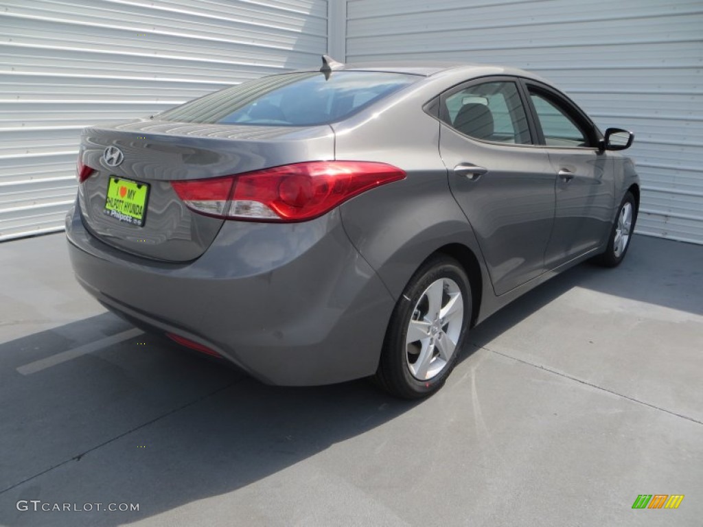 2013 Elantra GLS - Harbor Gray Metallic / Gray photo #4