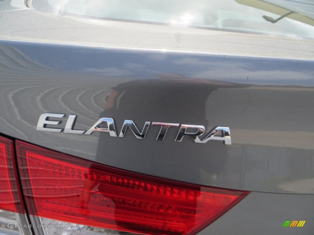 2013 Elantra GLS - Harbor Gray Metallic / Gray photo #6