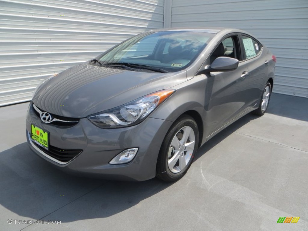 2013 Elantra GLS - Harbor Gray Metallic / Gray photo #8