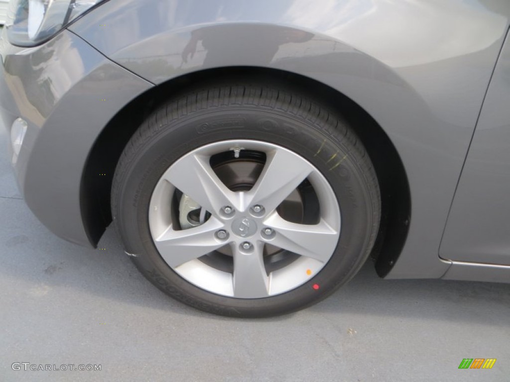 2013 Elantra GLS - Harbor Gray Metallic / Gray photo #12