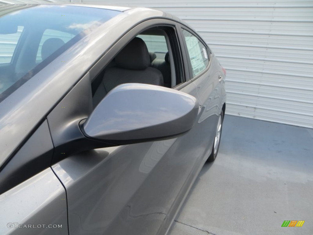 2013 Elantra GLS - Harbor Gray Metallic / Gray photo #13