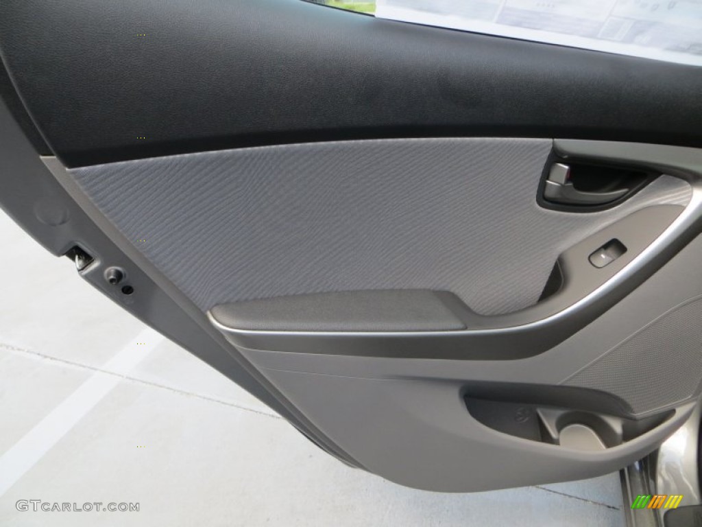 2013 Elantra GLS - Harbor Gray Metallic / Gray photo #19