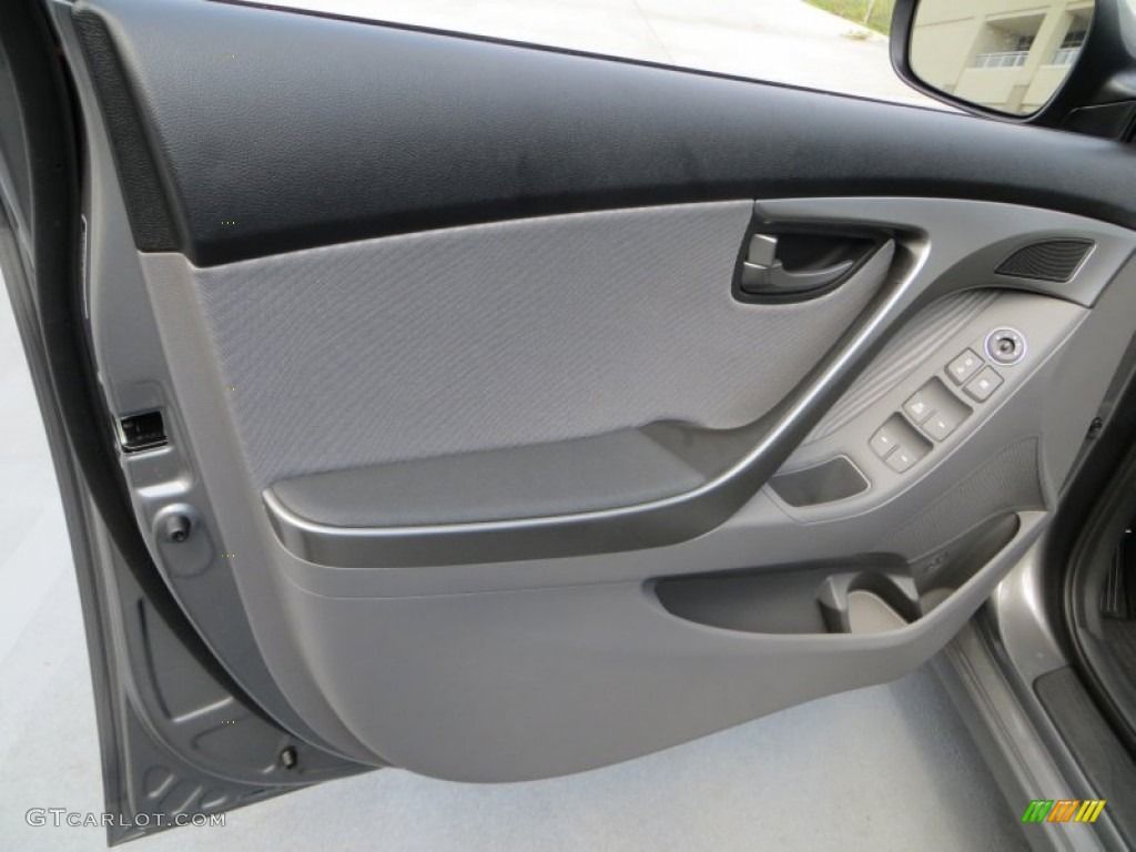 2013 Elantra GLS - Harbor Gray Metallic / Gray photo #21