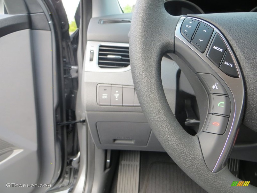 2013 Elantra GLS - Harbor Gray Metallic / Gray photo #31
