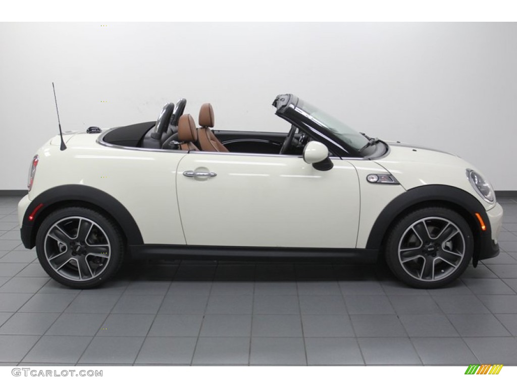 2013 Cooper S Roadster - Pepper White / Toffee Lounge Leather photo #2