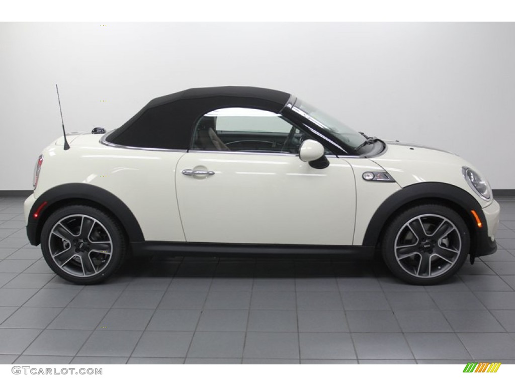 2013 Cooper S Roadster - Pepper White / Toffee Lounge Leather photo #7