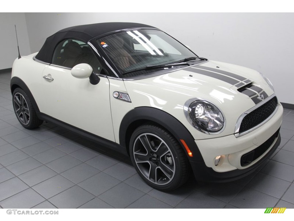 2013 Cooper S Roadster - Pepper White / Toffee Lounge Leather photo #8