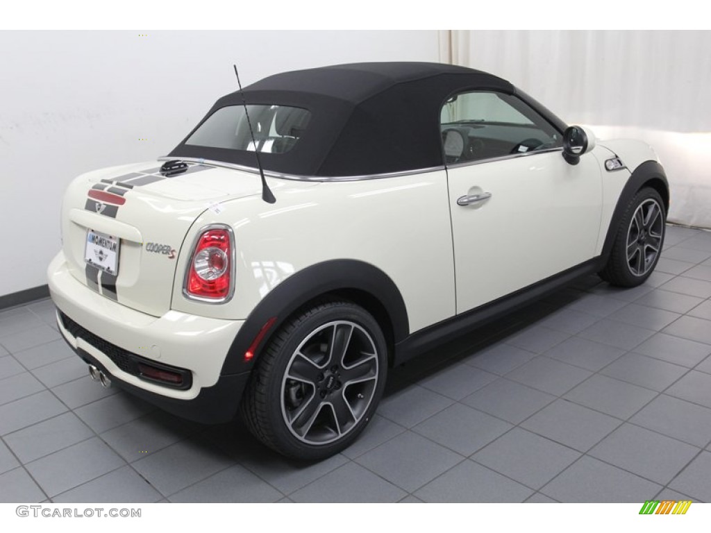 2013 Cooper S Roadster - Pepper White / Toffee Lounge Leather photo #11