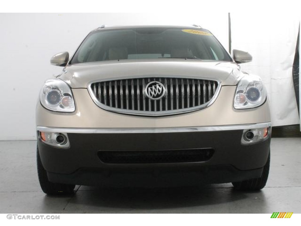 2008 Enclave CXL AWD - Gold Mist Metallic / Cashmere/Cocoa photo #3