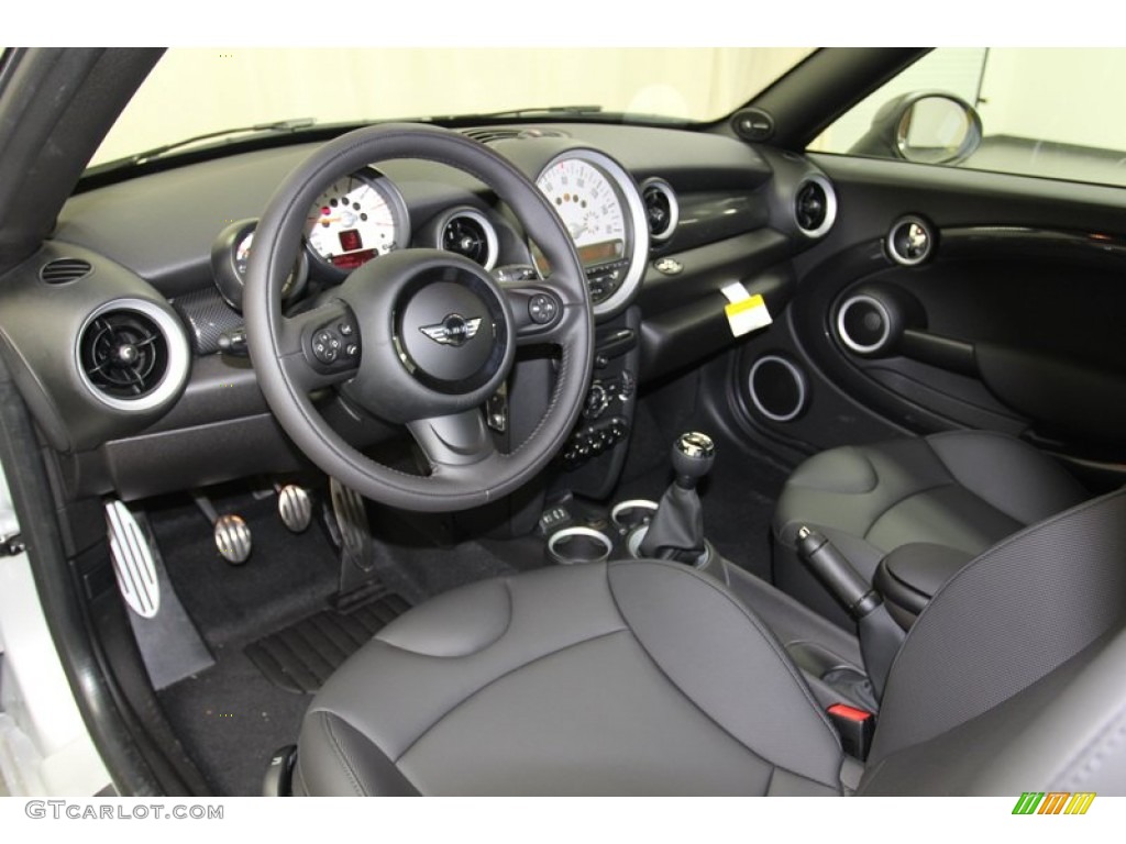 2013 Mini Cooper S Roadster Carbon Black Dashboard Photo #79486160
