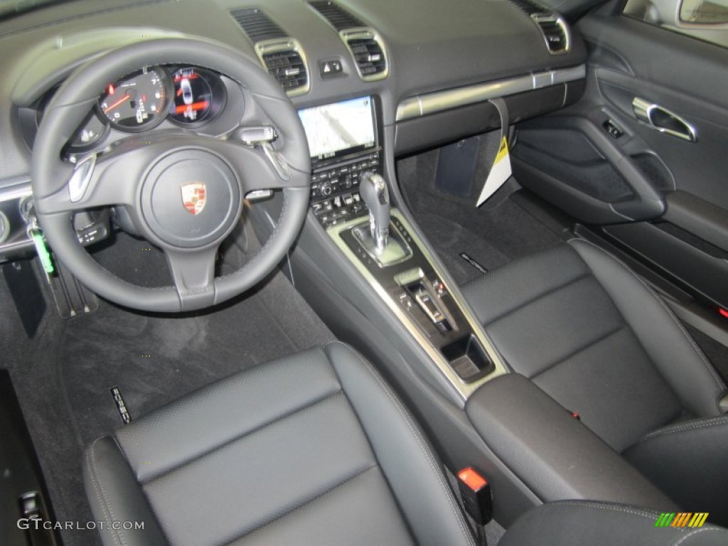 Black Interior 2013 Porsche Boxster Standard Boxster Model Photo #79487843