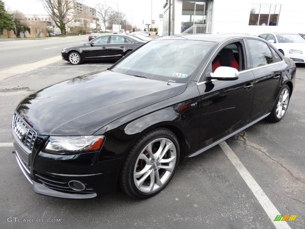 Phantom Black Pearl Effect 2011 Audi S4 3.0 quattro Sedan Exterior Photo #79488186