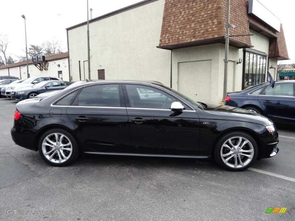 Phantom Black Pearl Effect 2011 Audi S4 3.0 quattro Sedan Exterior Photo #79488275
