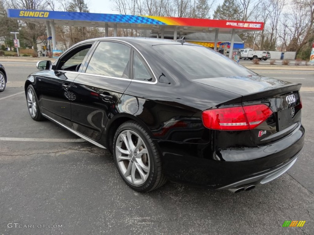 Phantom Black Pearl Effect 2011 Audi S4 3.0 quattro Sedan Exterior Photo #79488329