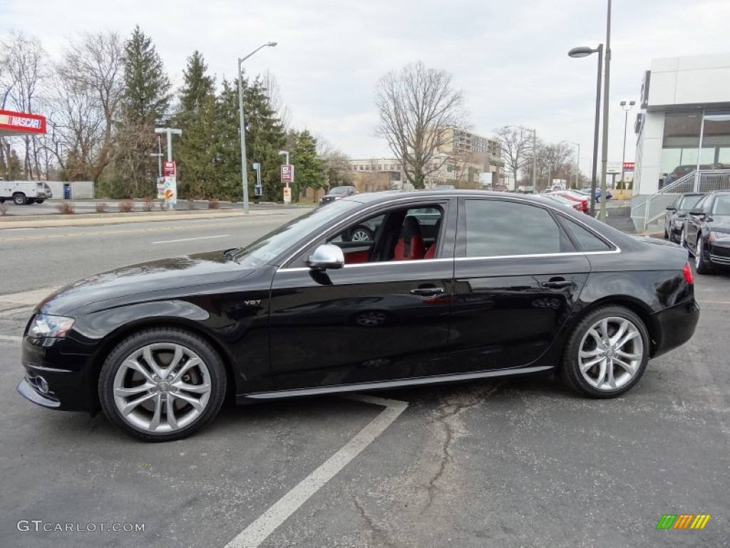 Phantom Black Pearl Effect 2011 Audi S4 3.0 quattro Sedan Exterior Photo #79488344