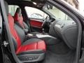 Black/Red 2011 Audi S4 3.0 quattro Sedan Interior Color