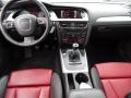 2011 Audi S4 Black/Red Interior Dashboard Photo