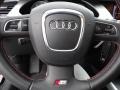 2011 Audi S4 Black/Red Interior Controls Photo