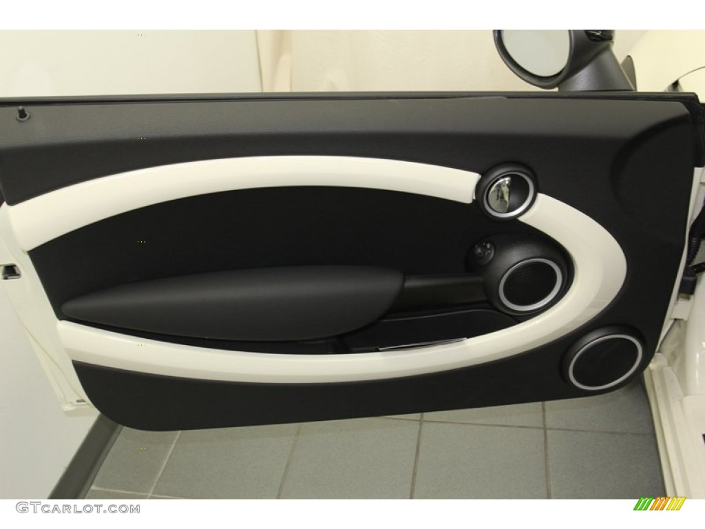 2013 Mini Cooper John Cooper Works Hardtop Carbon Black Door Panel Photo #79489139