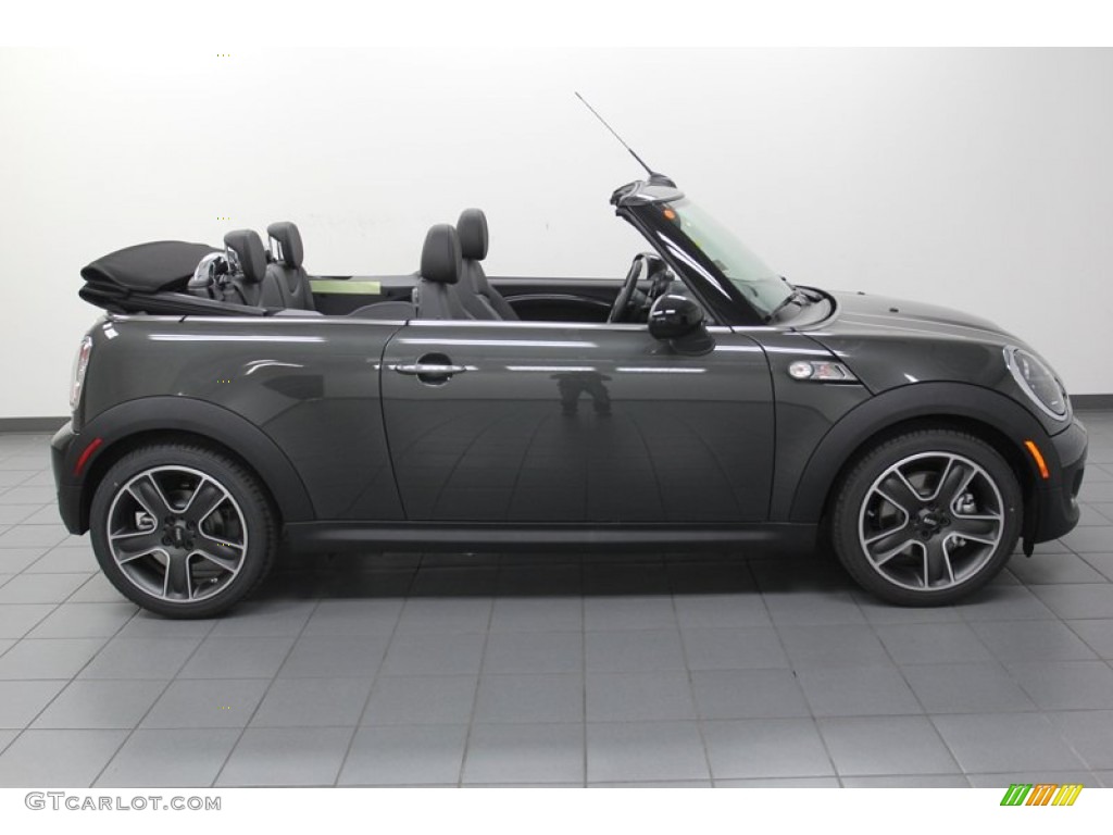 2013 Cooper S Convertible - Eclipse Gray Metallic / Carbon Black photo #2