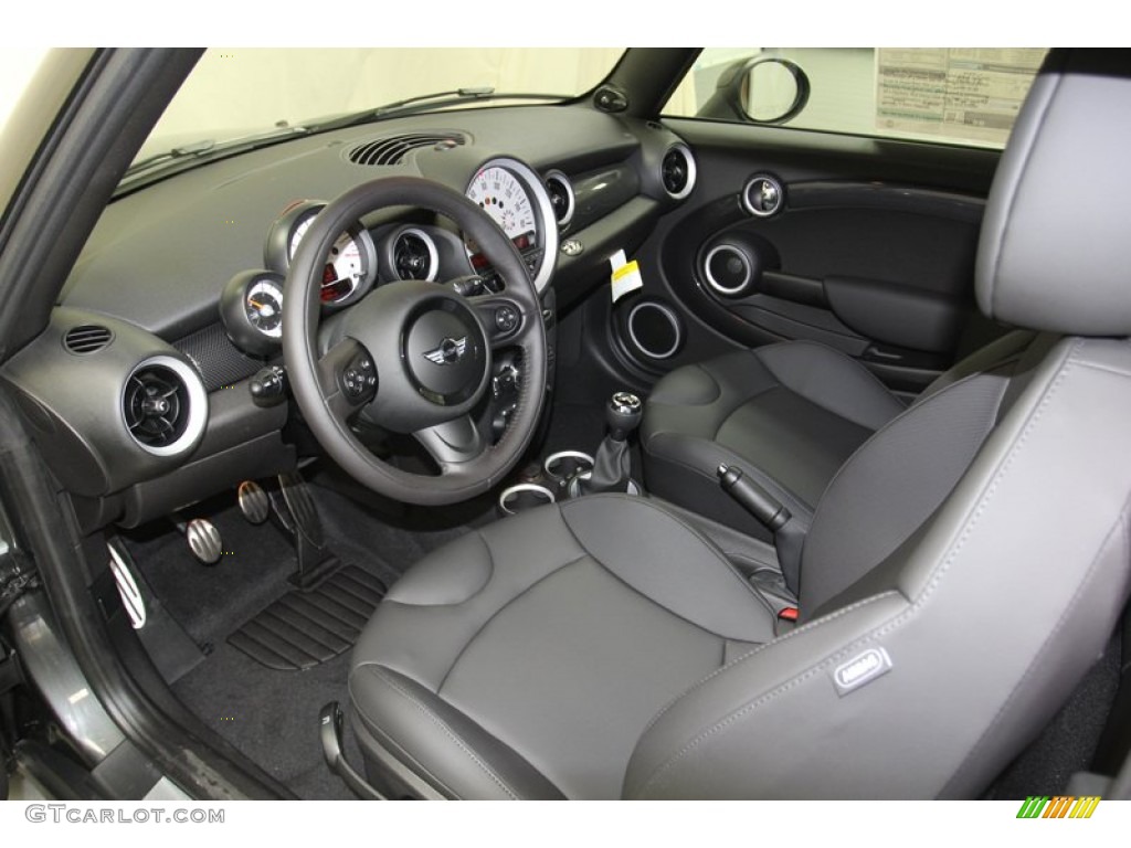 2013 Cooper S Convertible - Eclipse Gray Metallic / Carbon Black photo #3