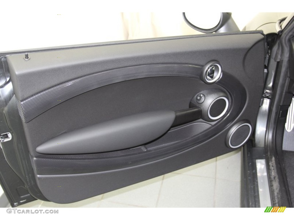 2013 Cooper S Convertible - Eclipse Gray Metallic / Carbon Black photo #13
