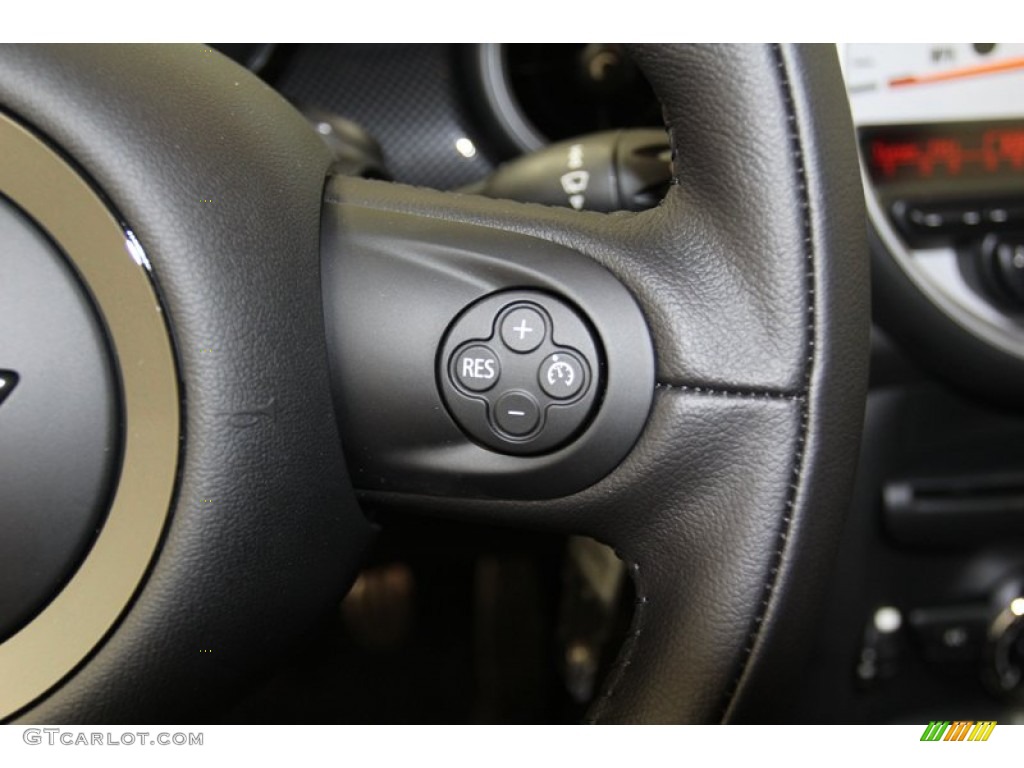 2013 Cooper S Convertible - Eclipse Gray Metallic / Carbon Black photo #22