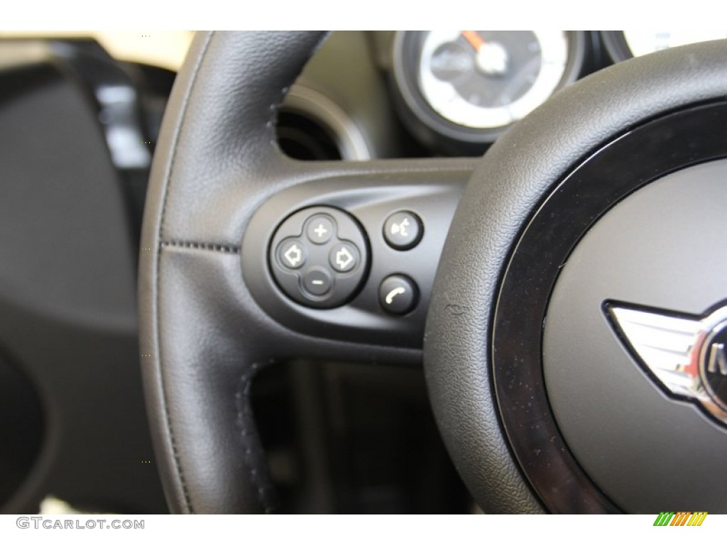 2013 Cooper S Convertible - Eclipse Gray Metallic / Carbon Black photo #23