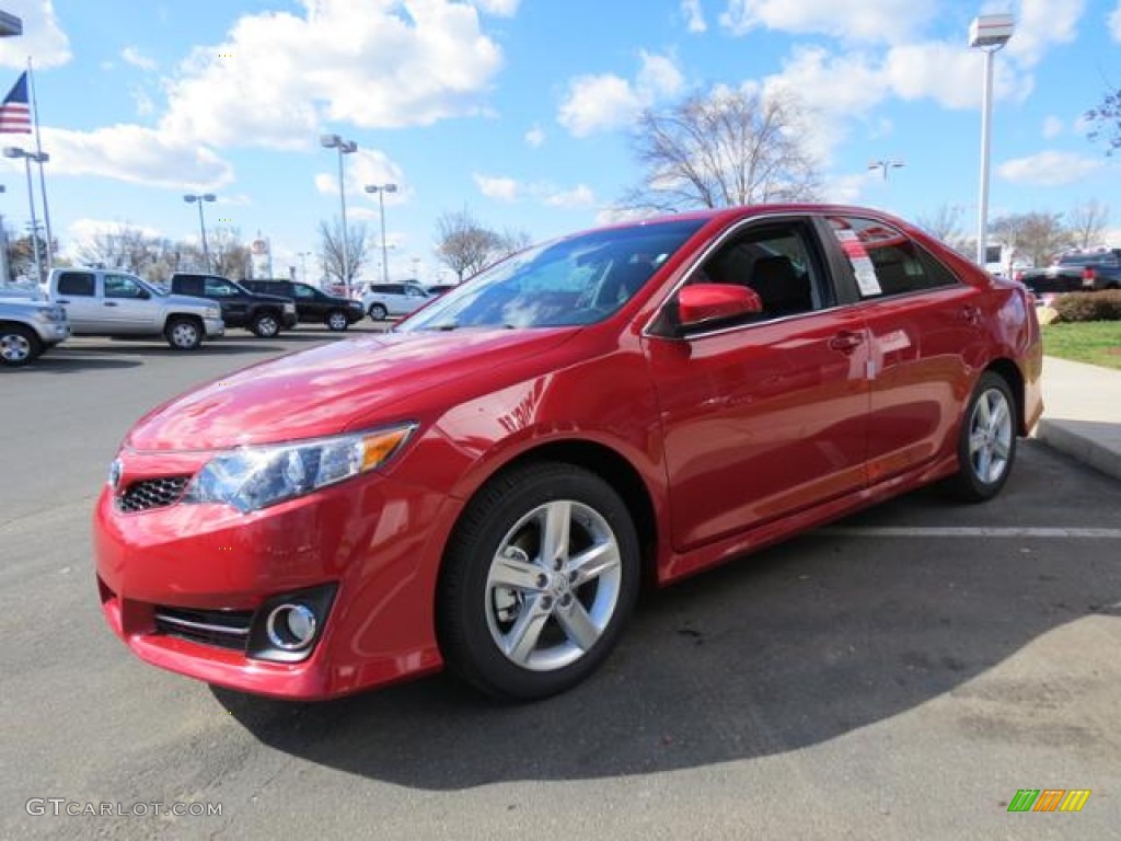 2013 Camry SE - Barcelona Red Metallic / Black photo #3
