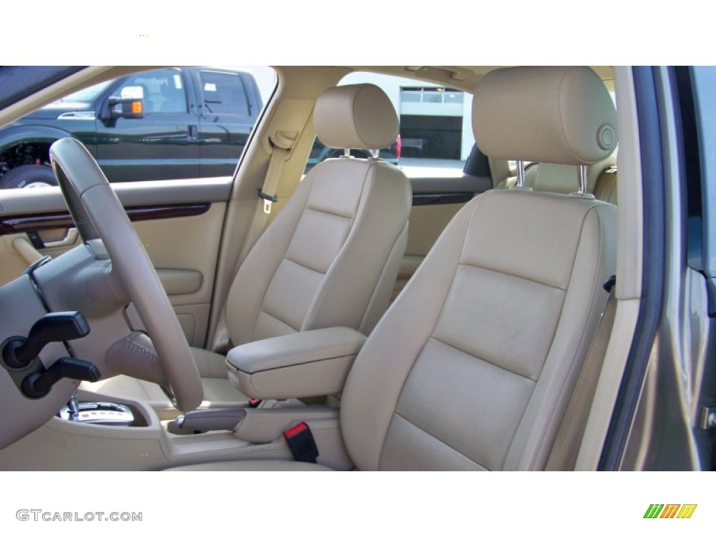 2007 A4 2.0T quattro Sedan - Dakar Beige Metallic / Beige photo #12