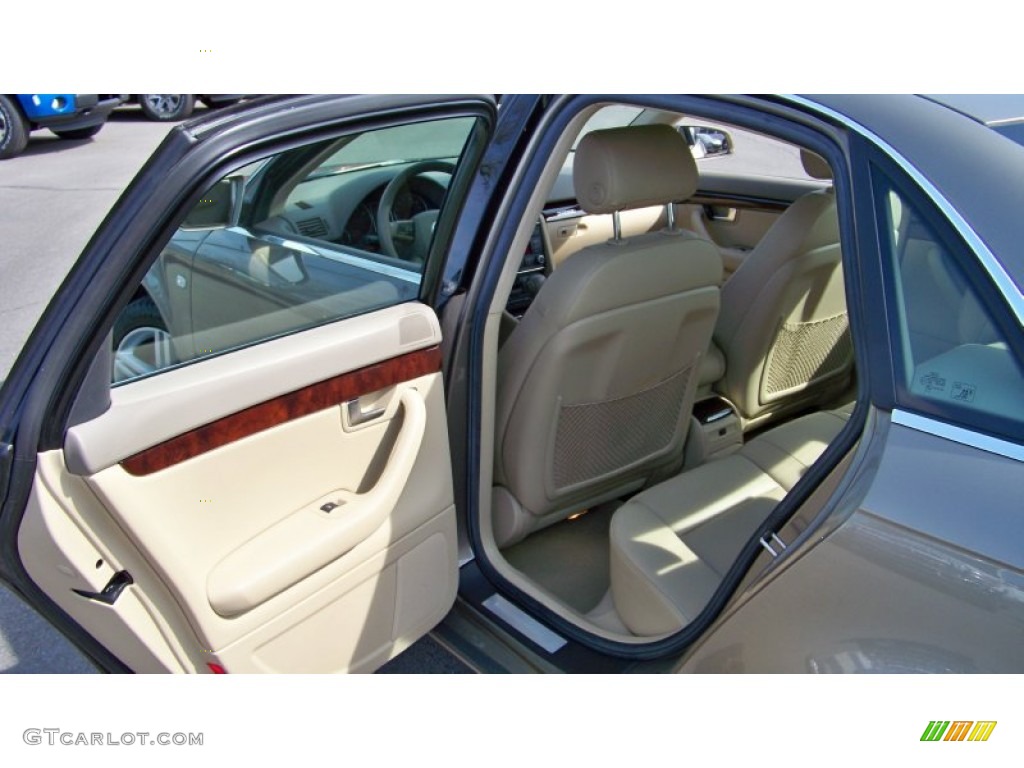 2007 A4 2.0T quattro Sedan - Dakar Beige Metallic / Beige photo #15