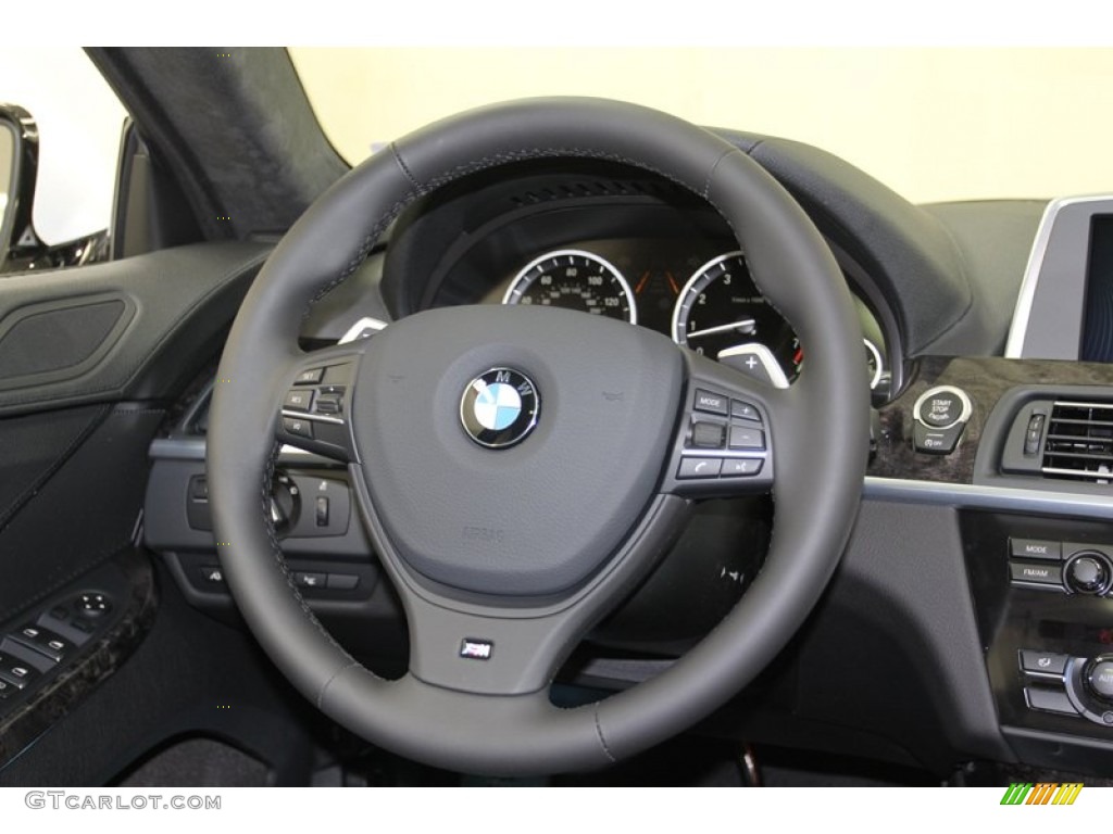 2013 6 Series 640i Gran Coupe - Alpine White / Black photo #32