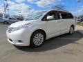 2013 Blizzard White Pearl Toyota Sienna XLE  photo #3