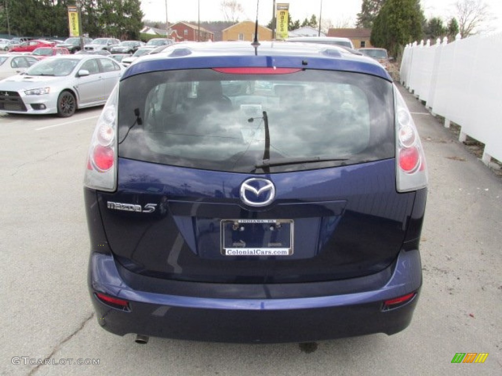 2007 MAZDA5 Sport - Strato Blue Mica / Black photo #7