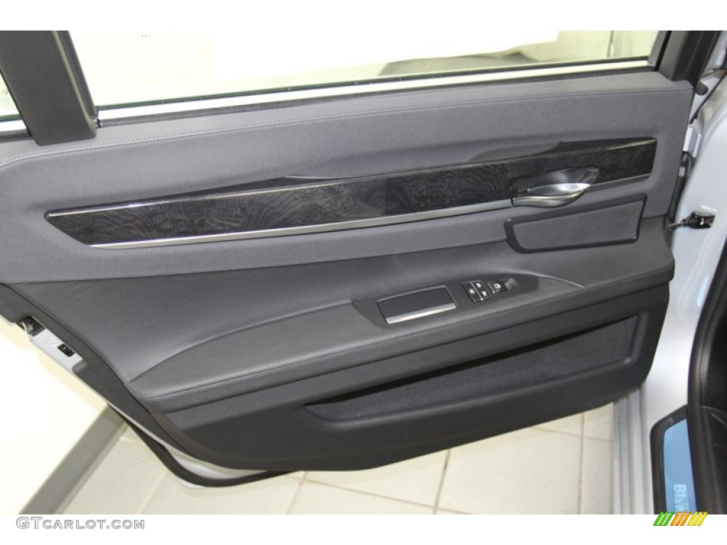 2013 BMW 7 Series 740Li Sedan Black Door Panel Photo #79493225
