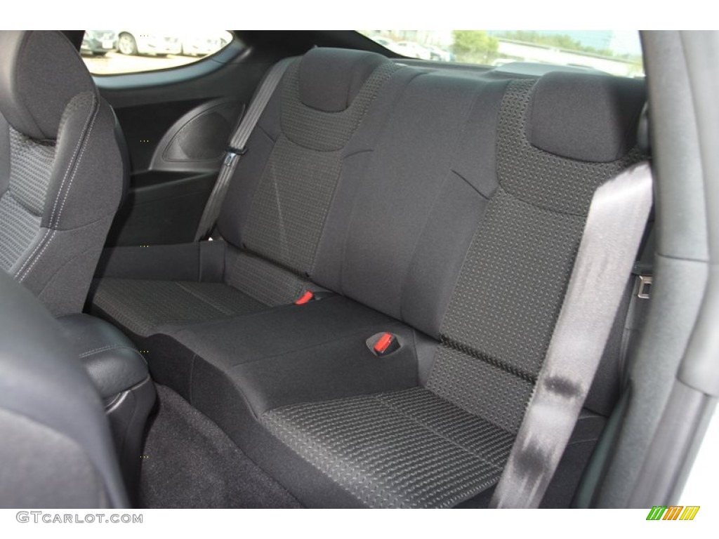 Black Cloth Interior 2011 Hyundai Genesis Coupe 2.0T Photo #79493323