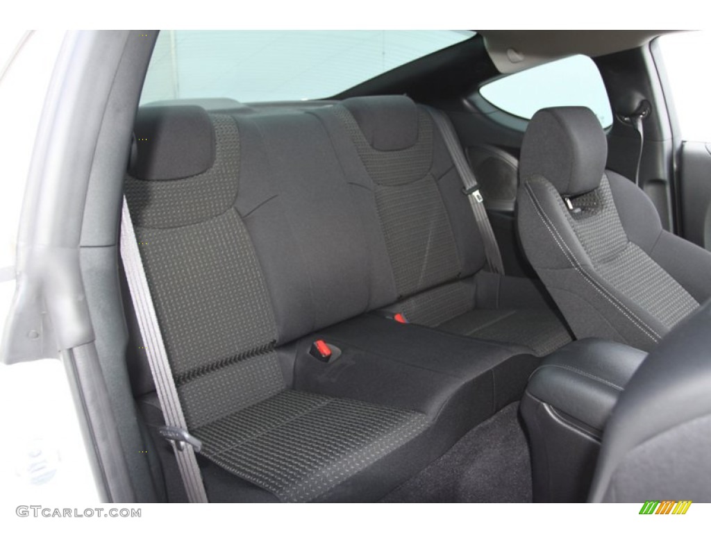 Black Cloth Interior 2011 Hyundai Genesis Coupe 2.0T Photo #79493697