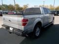 2013 Ingot Silver Metallic Ford F150 Lariat SuperCrew 4x4  photo #9