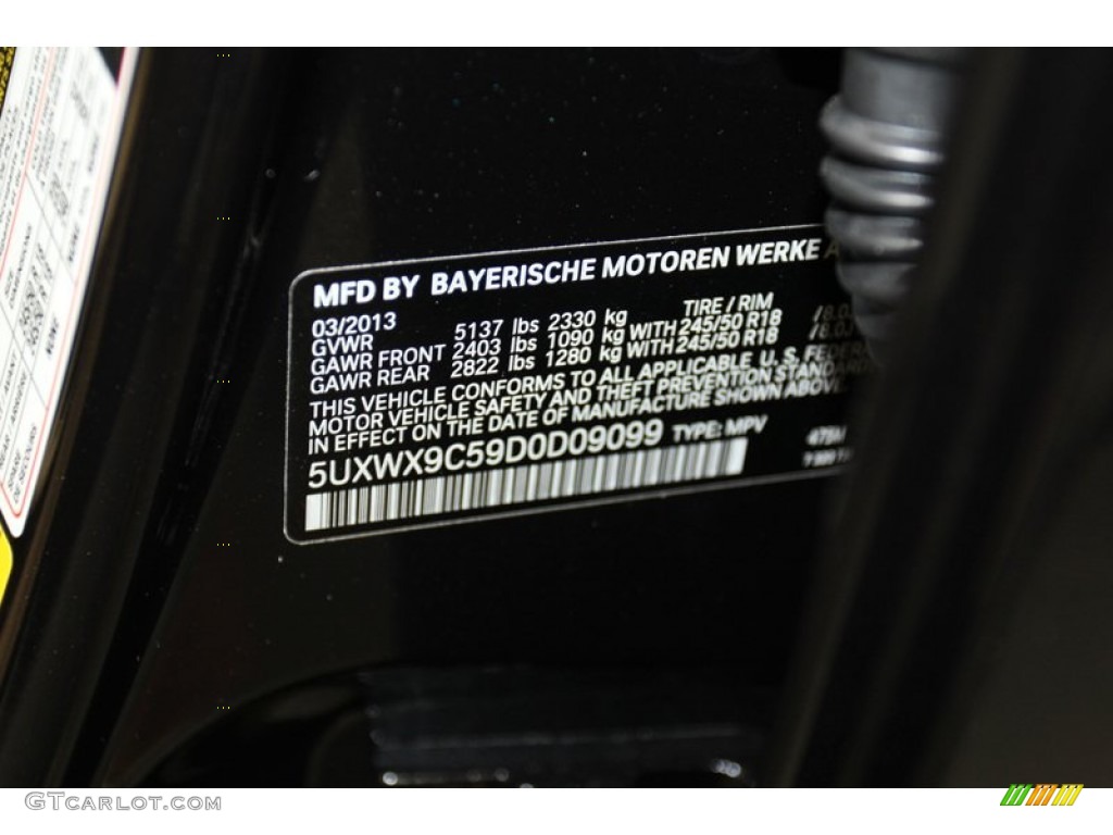 2013 X3 xDrive 28i - Black Sapphire Metallic / Sand Beige photo #9