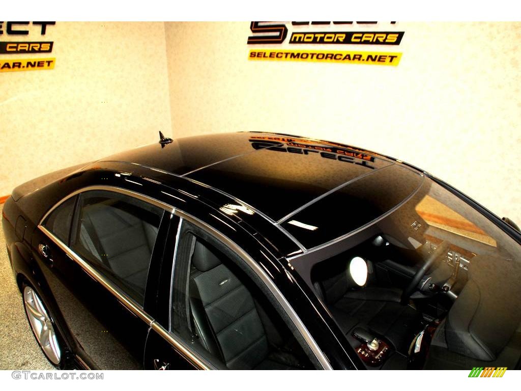 2008 S 63 AMG Sedan - Black / Black photo #9