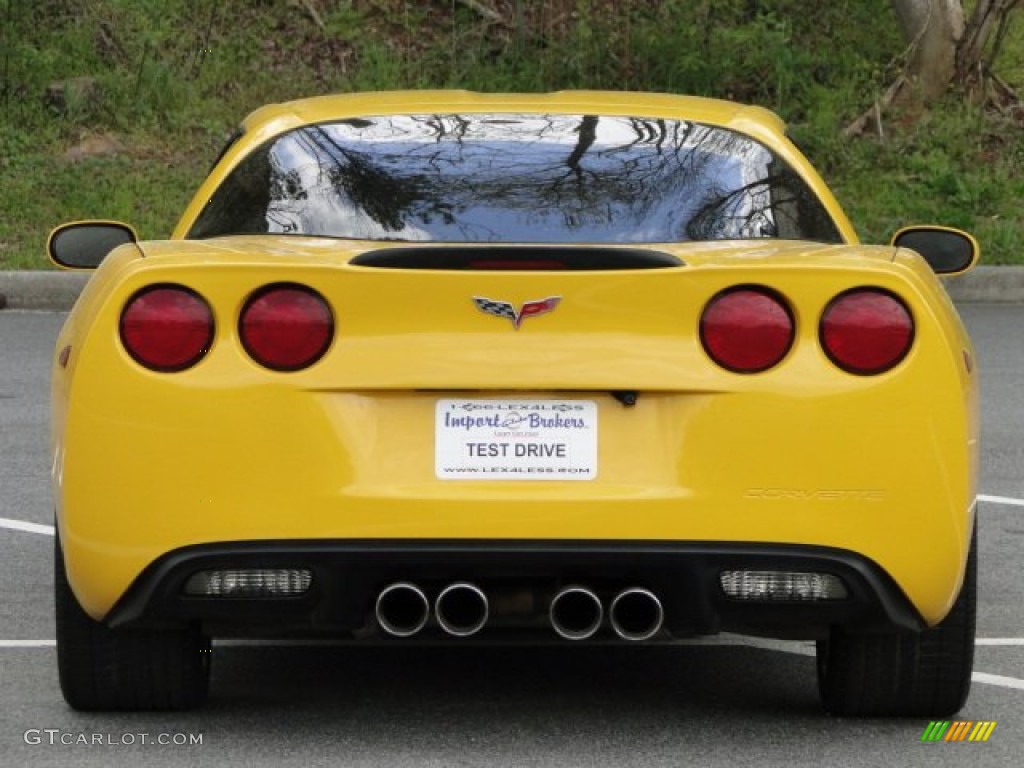 2005 Corvette Coupe - Millenium Yellow / Ebony photo #13