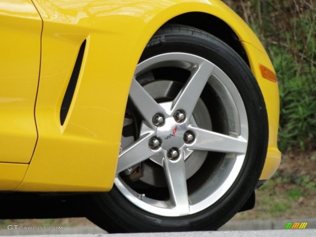 2005 Corvette Coupe - Millenium Yellow / Ebony photo #19