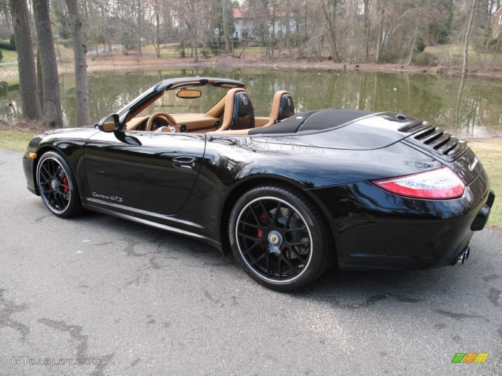 2011 911 Carrera GTS Cabriolet - Black / Natural Brown photo #9