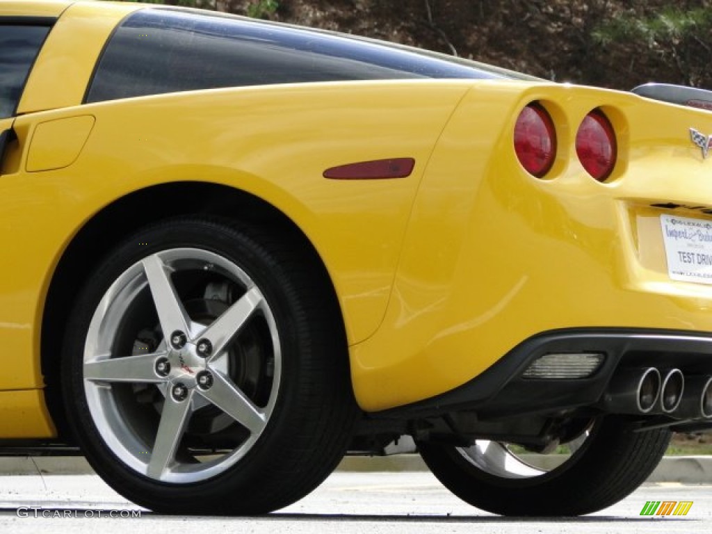 2005 Corvette Coupe - Millenium Yellow / Ebony photo #26