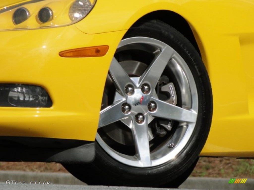 2005 Corvette Coupe - Millenium Yellow / Ebony photo #29