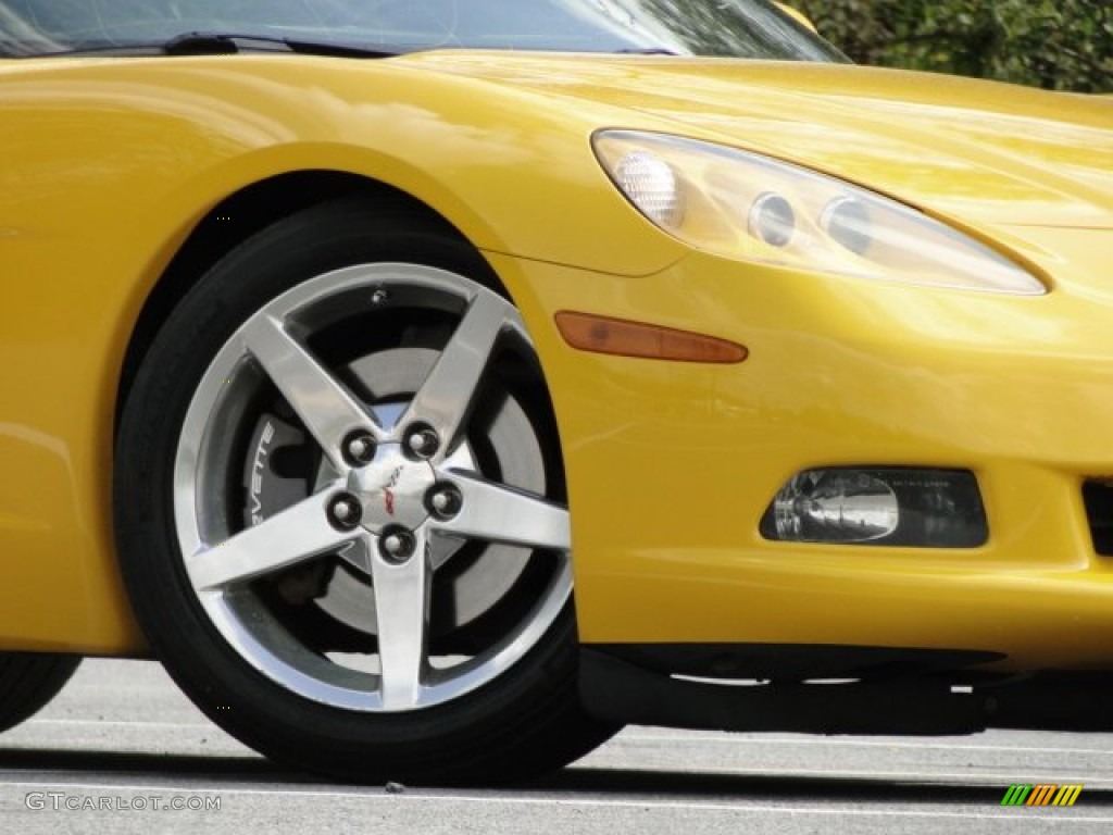 2005 Corvette Coupe - Millenium Yellow / Ebony photo #31