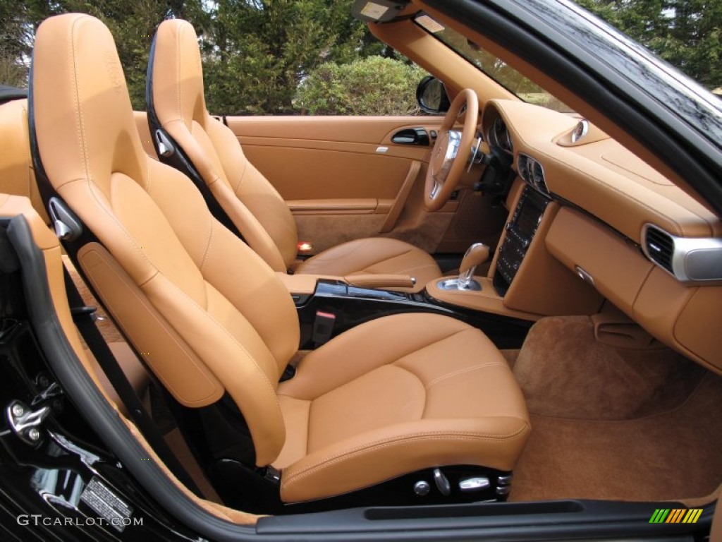 Natural Brown Interior 2011 Porsche 911 Carrera GTS Cabriolet Photo #79495505