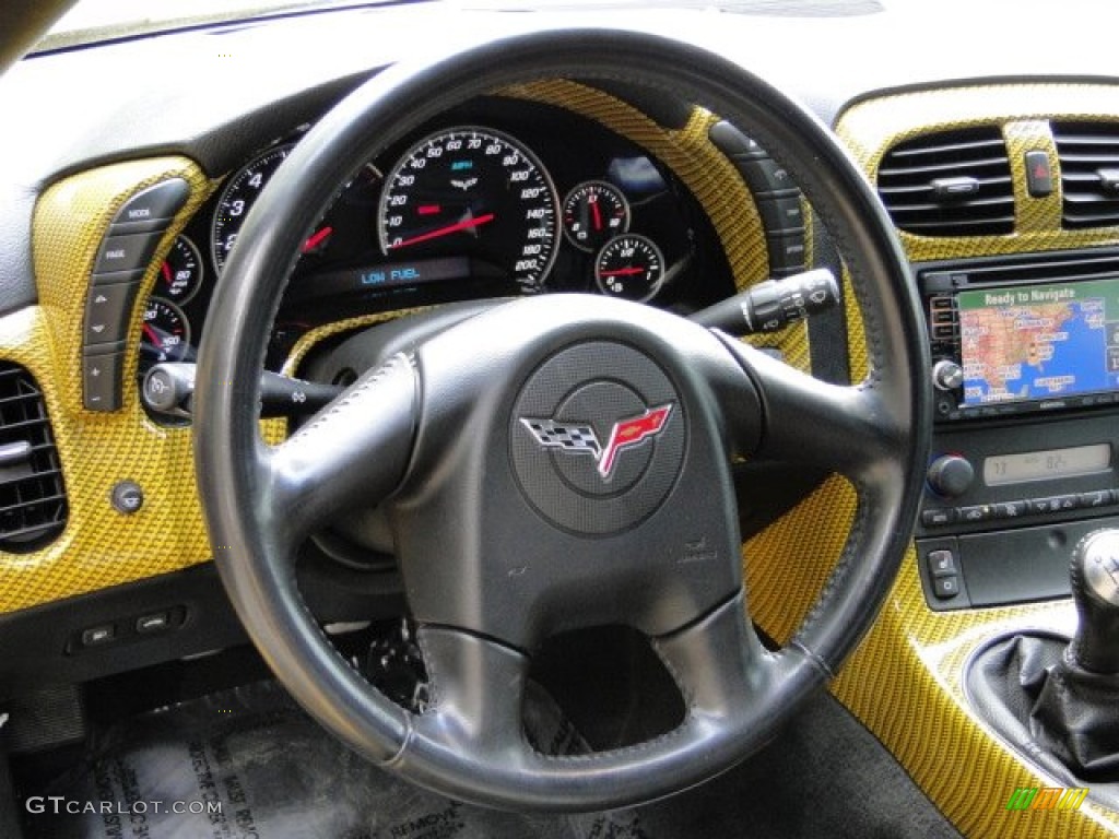 2005 Corvette Coupe - Millenium Yellow / Ebony photo #36